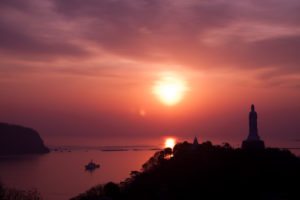 Along the coast at Kamaishi. 釜石の海岸沿い