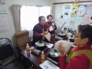 釜石・大槌大学 ポリパン体験会 in 大平町第2仮設団地