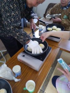 釜石・大槌大学 ポリパン体験会 in 甲子第6仮設団地
