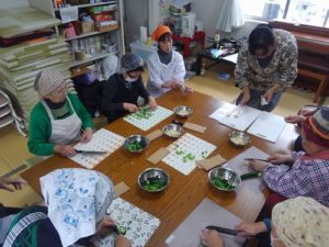 釜石・大槌大学 ポリパン体験会 in 小佐野仮設団地