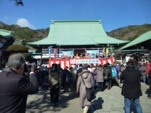 石応禅寺 豆まき