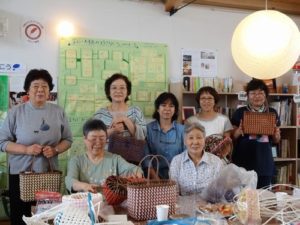 【クラフトで作るかごバック】4回コース(4回目)