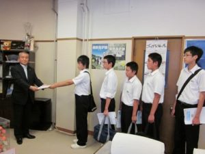 釜石市長に提言書を提出!!