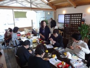 つるし飾り講習会 in みんなの家