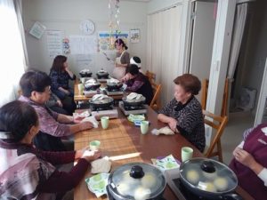釜石・大槌大学 ポリパン体験会 in 大平町仮設団地