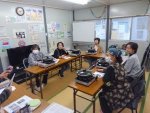 釜石・大槌大学 ポリパン体験会 in 平田第2仮設団地