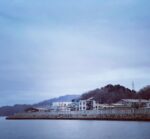 釜石大観音 今日も釜石の海を見守っています。