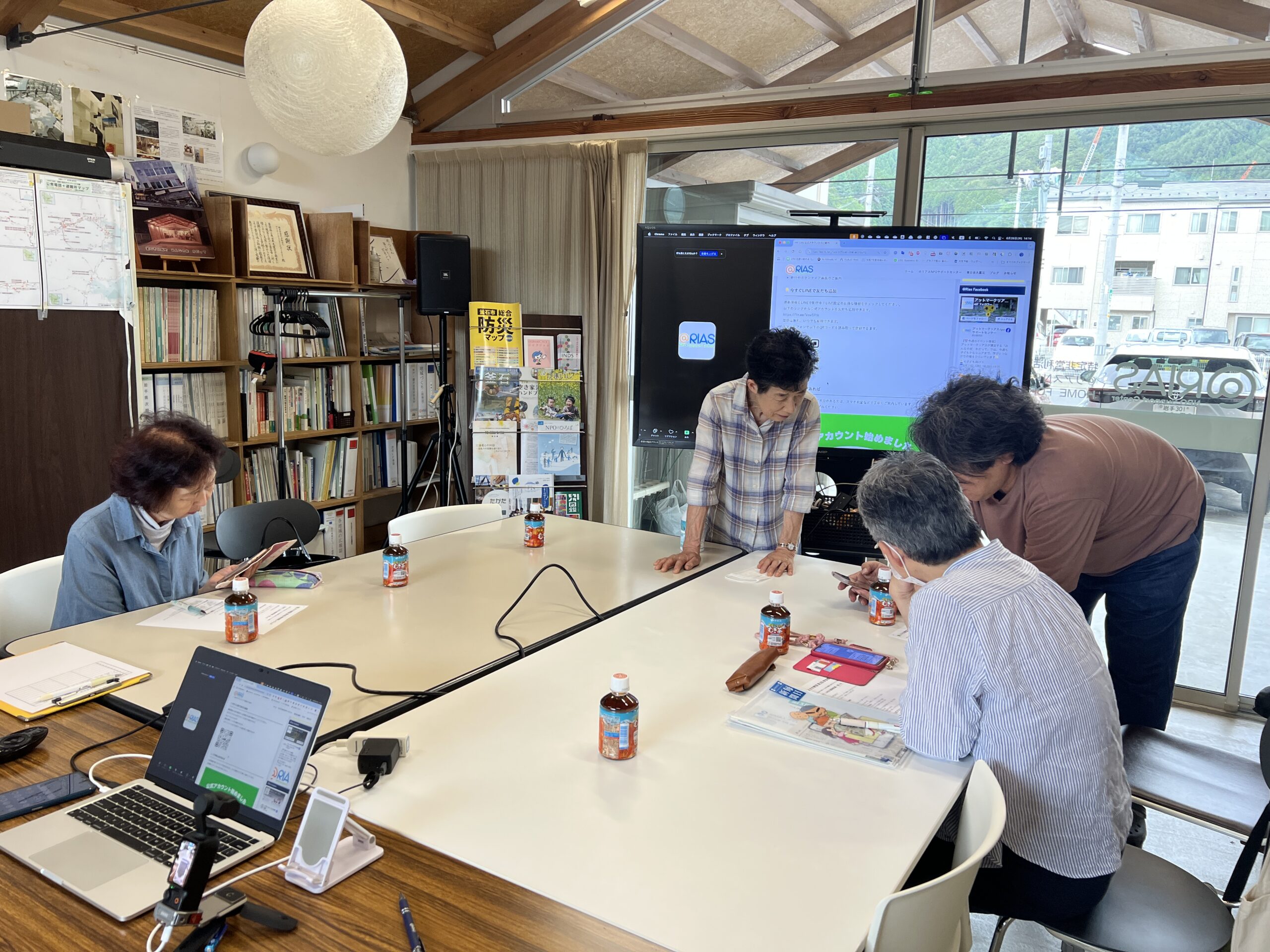 シニアのためのスマホ教室(6月講座 全3回の第3回)